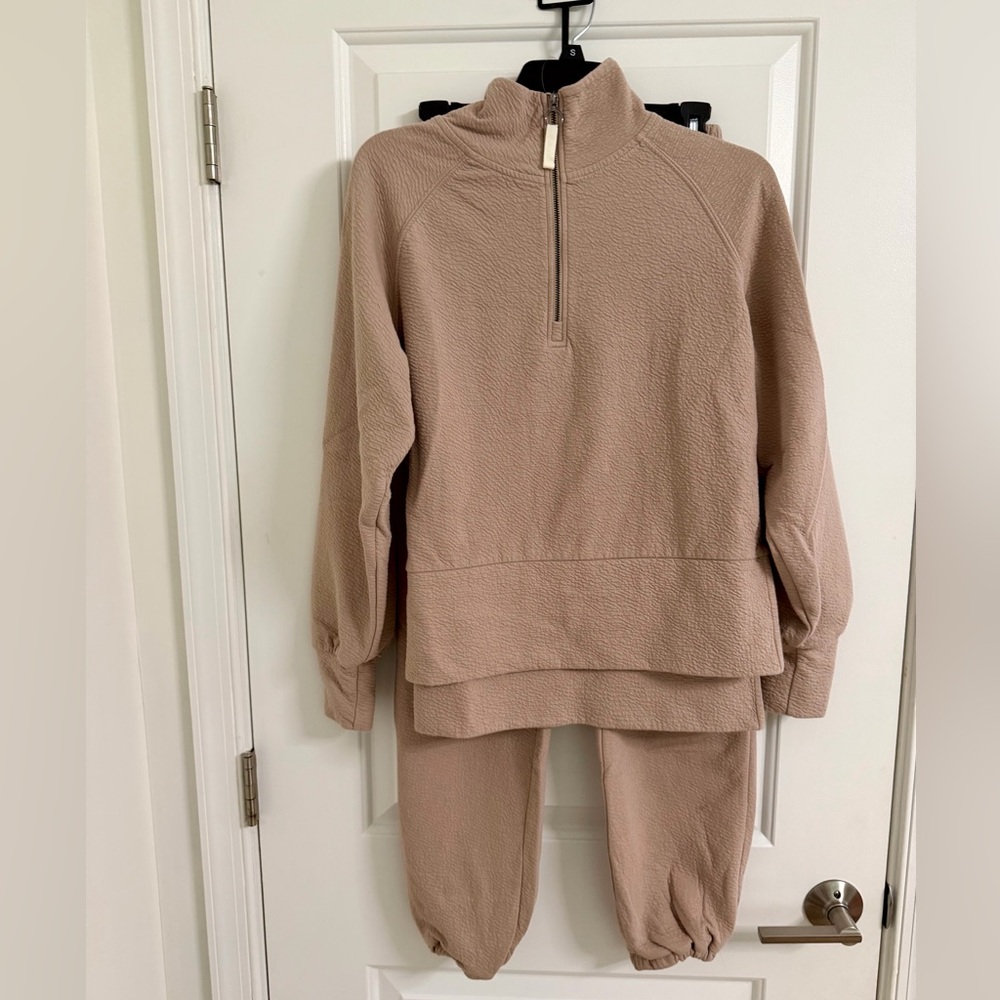 Balance Collection dusty rose track suit